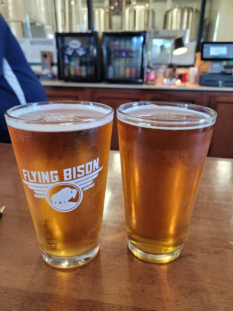 Did you know that <a href="/flyingbison/">Flying Bison</a> has buy-one-get-one-free beers on Tuesdays? Say less. You had us at free beer. We grabbed a fresh, barely week-old 716 Kolsch and backed that up with a FREE Duke's Select ESB. Life is always better with free beer. See you next week in Larkin, right?