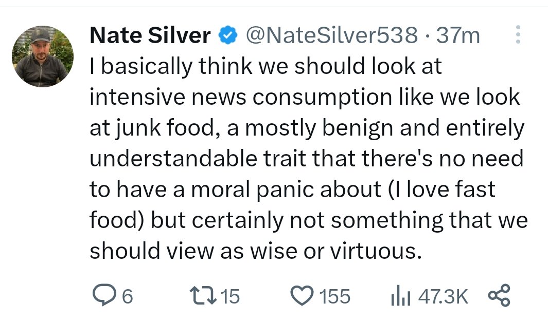 I somehow put up with that twitter poll but this was the straw that got me to unfollow