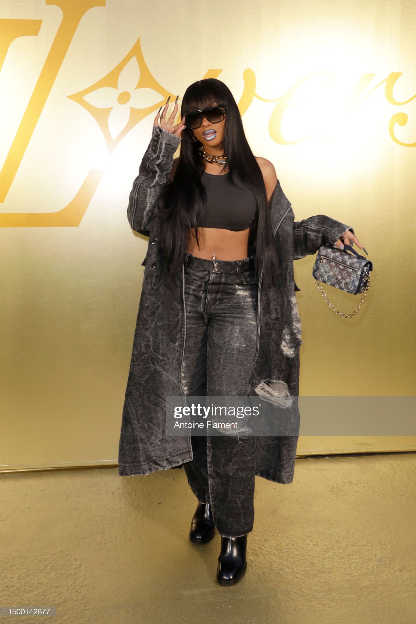 Megan Thee Stallion Sports New Look At The Louis Vuitton Show