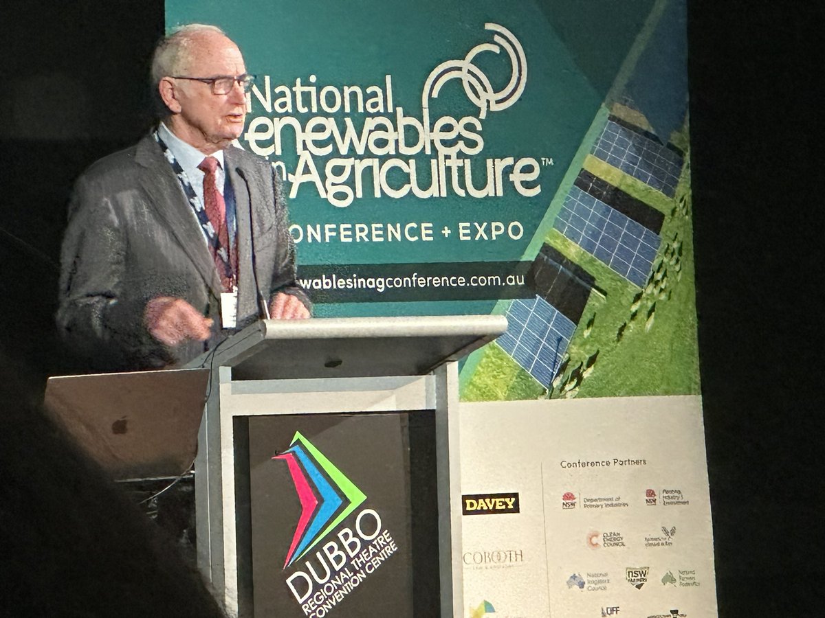 Great to listen to Ross Garnaut’s optimism on Australia’s ability to keep temp rises to less than 1.5 degrees but suggested we needed to invest 5.5% of GDP. Come on Australia …. #renewablesinag @karinstark79