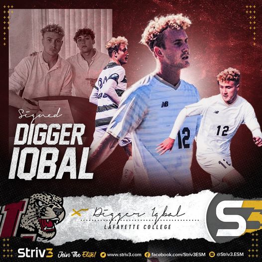 So proud Digger - you worked hard on an off the pitch and now have an amazing opportunity at the prestigious Div 1 Lafayette College. Two great years at Bryant University and now 2 more amazing one's. Dream crazy!  #RollPards