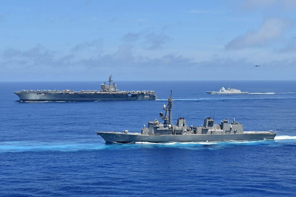 陸上自衛隊 on Twitter "RT JMSDF_SDF 6月14日～19日、IPD23護衛艦「さみだれ」は、US7thFlt米