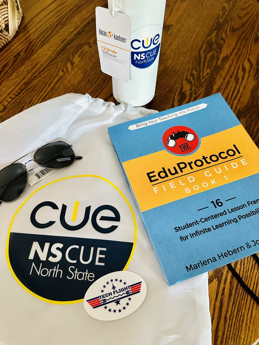 Thank you for the awesome swag @NorthStateCUE ! 😎🚀

#techflight #eduprotocols #8pARTS