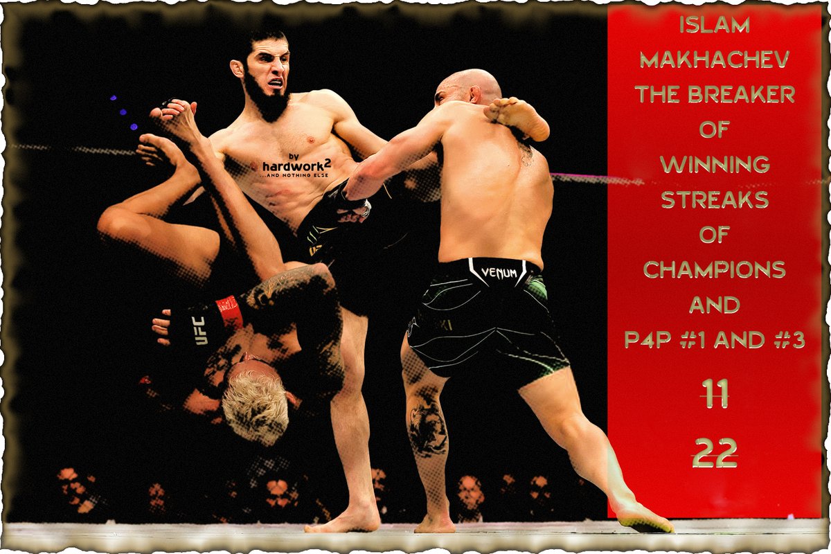 𝕽𝖆𝖎𝖓𝖒𝖆𝖐𝖊𝖗 on Twitter "RT HARDWORKx2 Islam Makhachev the breaker of
