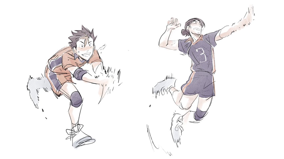 evriikas's tweet photo. Life Drawing Theme: Volleyball 🏐 (but make it Haikyuu!!) https://t.co/GCtSmFWhMG