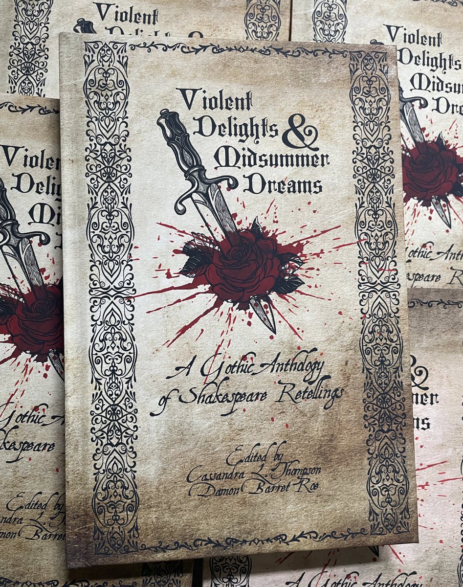 The release of our latest antho quickly approaches! Grab your copy of Violent Delights &amp; Midsummer Dreams today 🔪🥀 thecrowshoppe.com