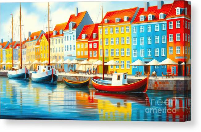 Canal Nyhavn Harbor Here semonette-edward.pixels.com/featured/canal… #colorfulbuilding #harbor #souvenir #touristattraction #art #artwork #coastal #boatlife #boats  #BuyIntoArt #art4mom #Copenhagen #attraction #beautiful