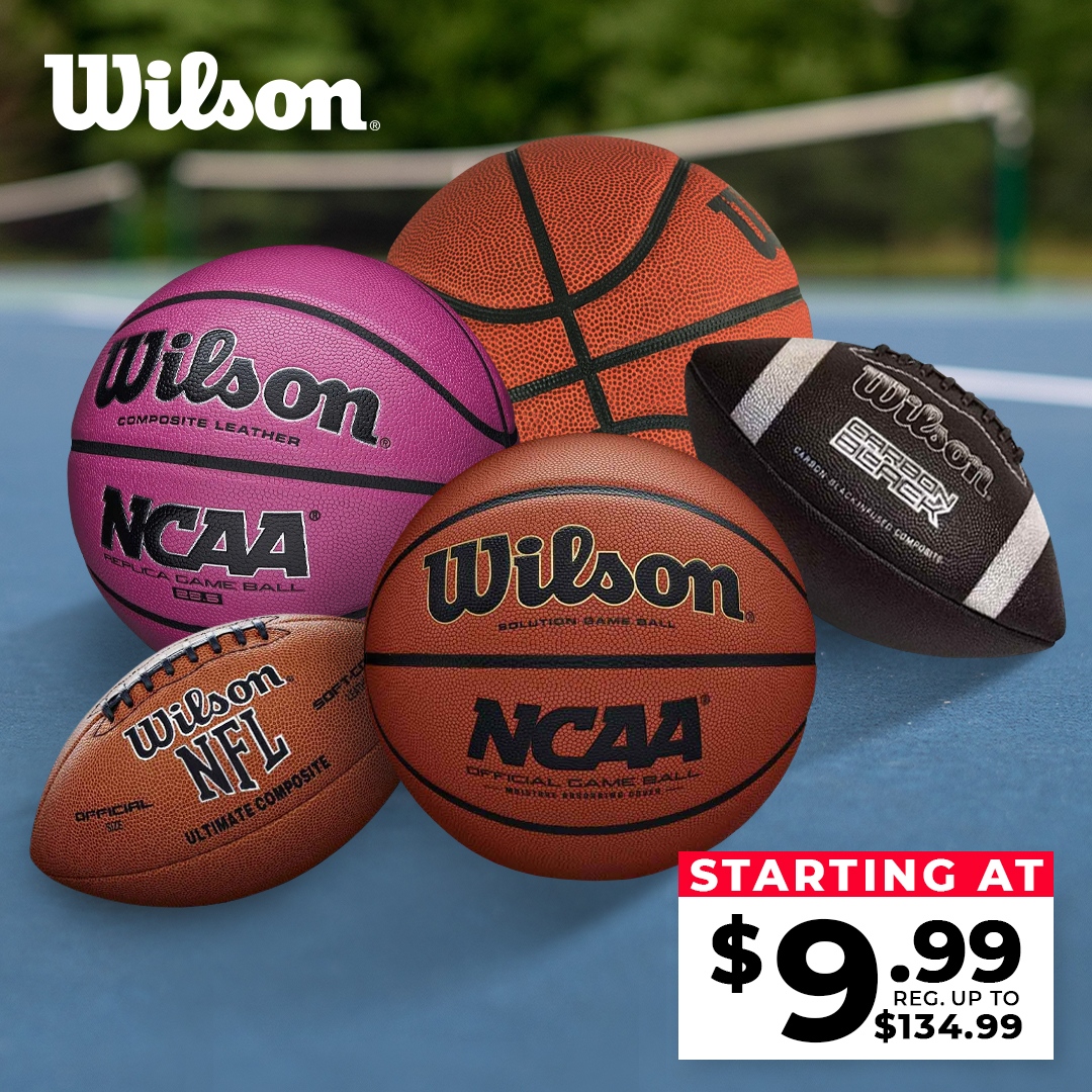 From Touchdowns To Slam Dunks. 🏀🏈 Find Great Deals on Wilson Sports Balls Starting at $9.99 >> Reg. Up to $134.99.

Shop Wilson In-Store & Online at SVPSPORTS.CA

#Wilson #sportsballs #Football #Basketball #SportsAccessories #Soccerball #SummerEssentials #SVPSports