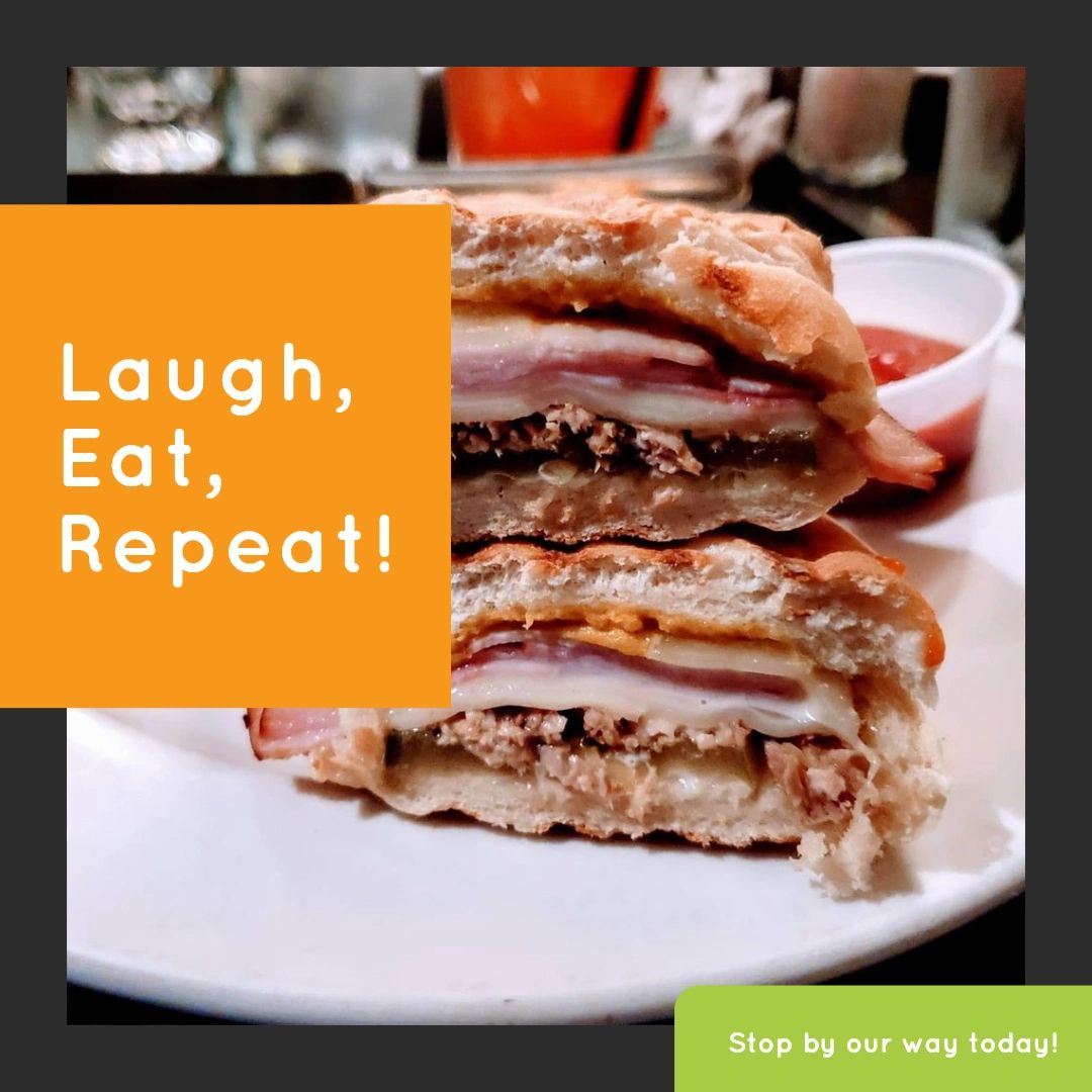 BoogalooStl's tweet photo. Dive into the flavors of Cuba with our mouthwatering Cuban sandwich. Made with love and authentic ingredients, it's a true taste of the Caribbean right here in St. Louis. https://t.co/81Pzpy3b2q