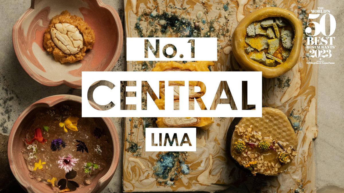 The World's 50 Best (@theworlds50best) on Twitter photo BREAKING: Central in #Lima claims the top spot in The World’s 50 Best Restaurants 2023, sponsored by S.Pellegrino & Acqua Panna! #Worlds50Best <a href="/CentralRest/">Central</a> <a href="/VirgilioCentral/">Virgilio Martinez</a> <a href="/Sanpellegrino/">S.Pellegrino US</a> BREAKING: Central in #Lima claims the top spot in The World’s 50 Best Restaurants 2023, sponsored by S.Pellegrino & Acqua Panna! #Worlds50Best <a href="/CentralRest/">Central</a> <a href="/VirgilioCentral/">Virgilio Martinez</a> <a href="/Sanpellegrino/">S.Pellegrino US</a>
