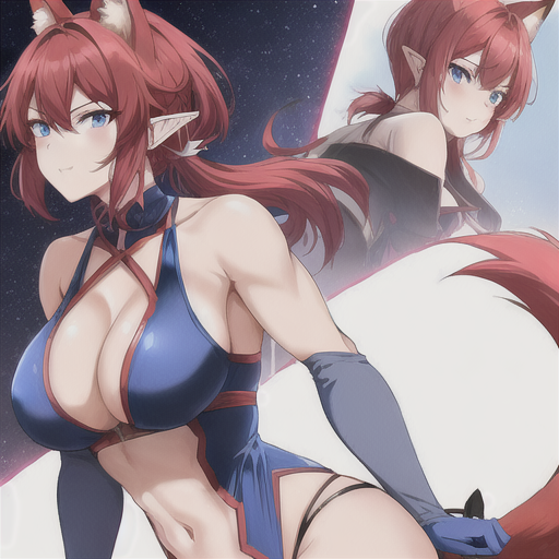 ElfAIArt's tweet photo. Been away for a week, detoxing from computers. I am back in full swing with #FoxWaifuAI by 
@CoreWaifu

#AIChallenge

Aerin looks like the best type of Foxy! #Anythingv4 #AiElf #AIArtCommunity #AIArt #AIgirls #AIArtWork #animegirls https://t.co/6HtQSOrkIX
