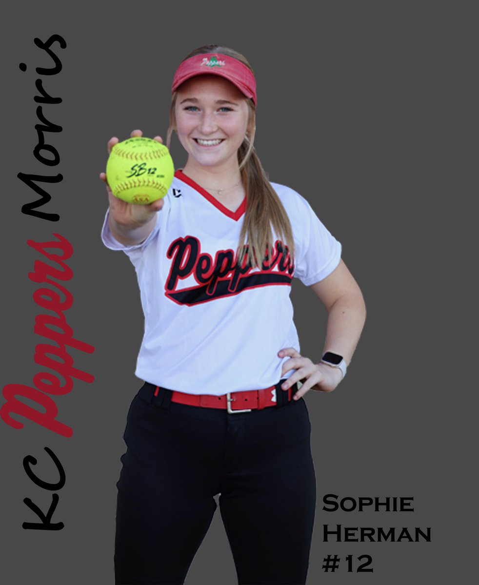 Let’s meet some Peppers! Sophie Herman-AKA “Soph” #12 Junior 2025 CF/OF Olathe,KS #ballneverdrops