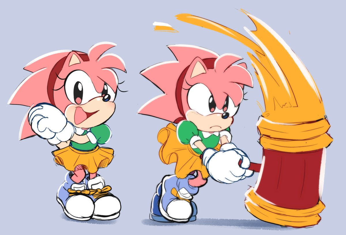 Cute and Tough 💪✨
--
#SonicTheHedgehog #amyrose