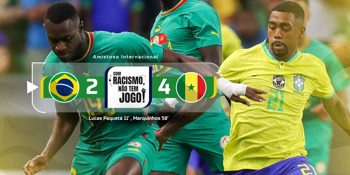 FIM DA SÉRIE DE AMISTOSOS

Após dois amistosos contra Guiné (4x1) e Senegal (2x4), Seleção Brasileira volta a campo em setembro contra a Bolívia pelas Eliminatórias da Copa do Mundo de 2026

📸: Joilson Marconne/CBF