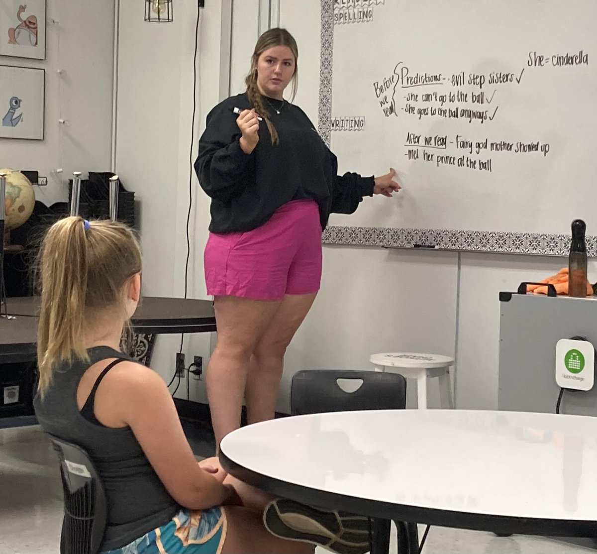 Kaitlyn Oliver is a new tutor who is studying to be a special education teacher.  Serving students this summer in literacy is providing her with experiences she can apply when she becomes a teacher.