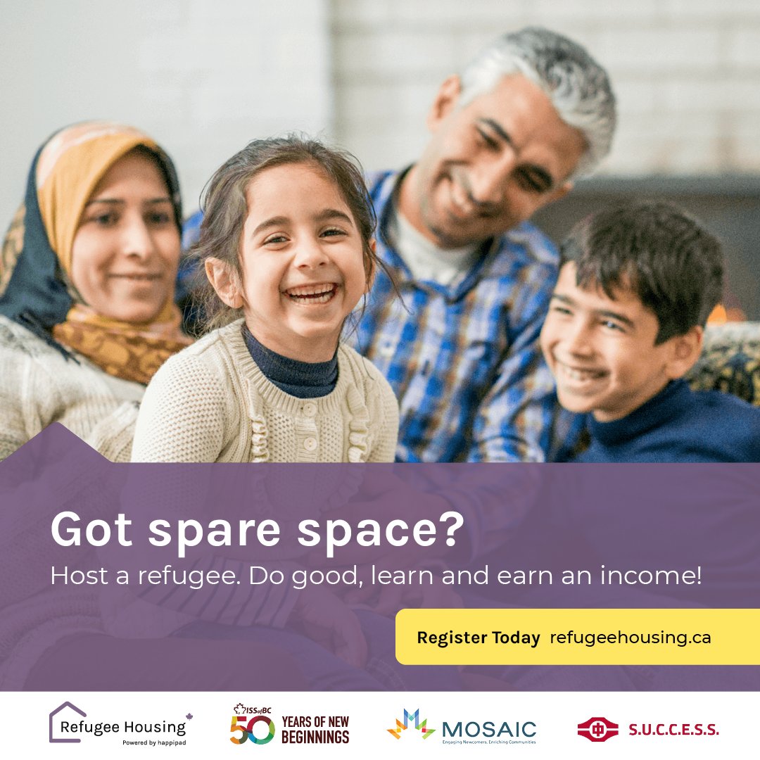 This #WorldRefugeeDay_2023, we're proud to support a new project, Refugee Housing Canada, that aims to support vulnerable #refugees in @MetroVancouver to find a safe place to live. Learn more on how you can get involved: refugeehousing.ca/#row-5KqGCxg67Y #RefugeesWelcome #RefugeeWeek