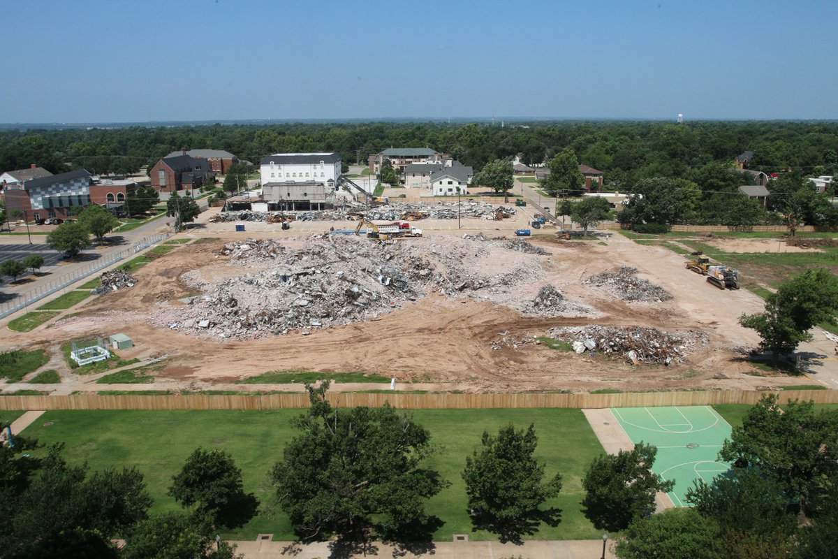 After more than 50 years, we are sad to see that Adams Center is no more. However, we can't wait to see where the future of OU Housing & Residence Life will lead us! 😁 #FarewellAdams