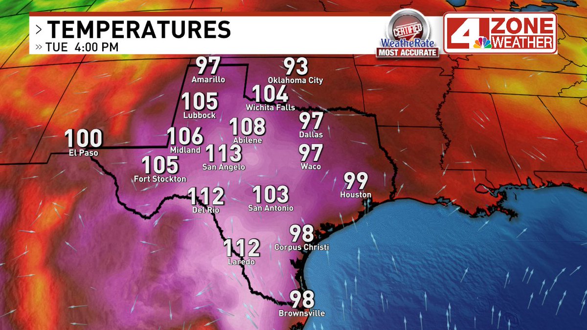 Chris Suchan on Twitter "San Angelo broke alltime hot record of 112