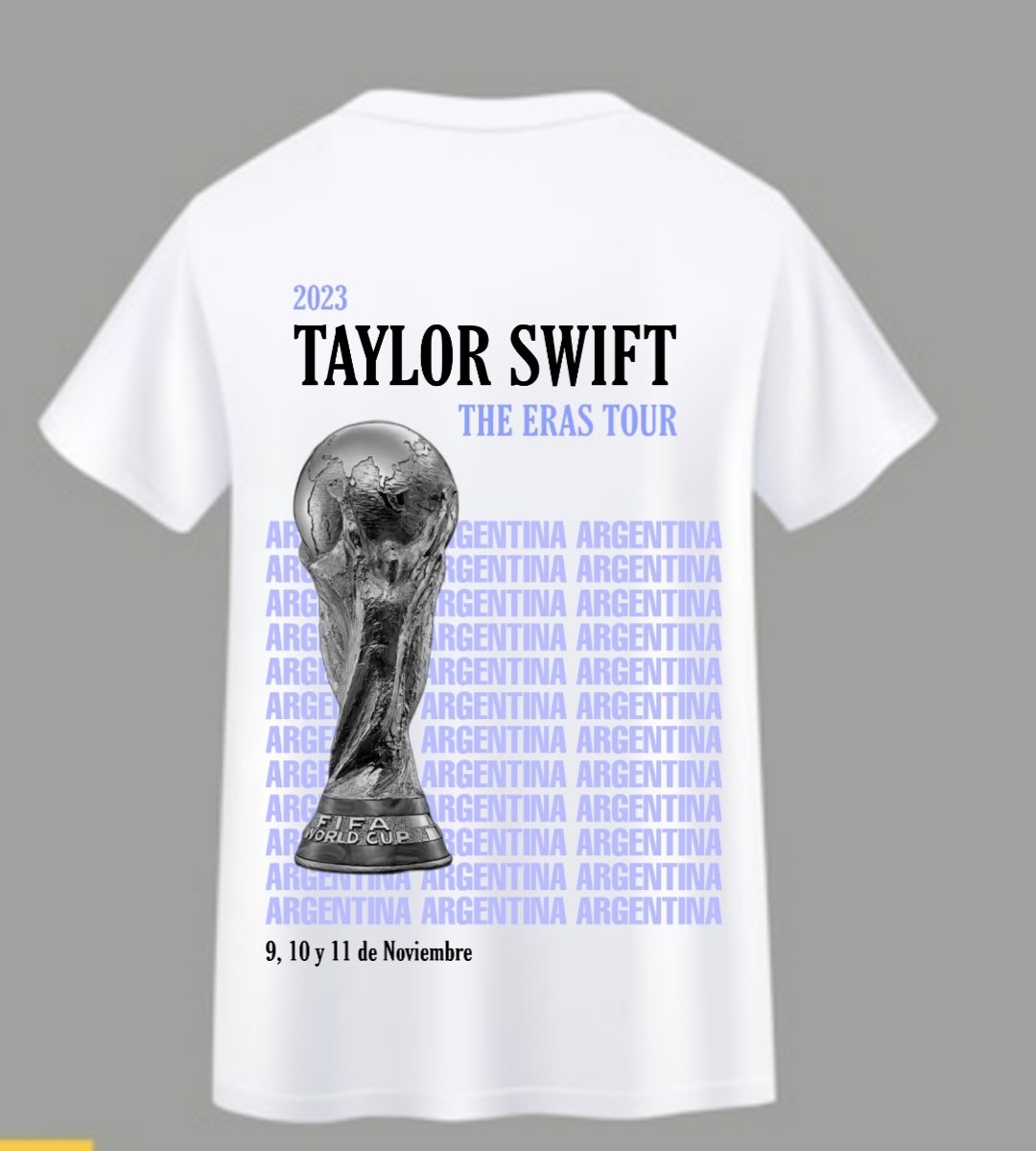 OMG HIZO UNA REMERA DE ARGENTINA