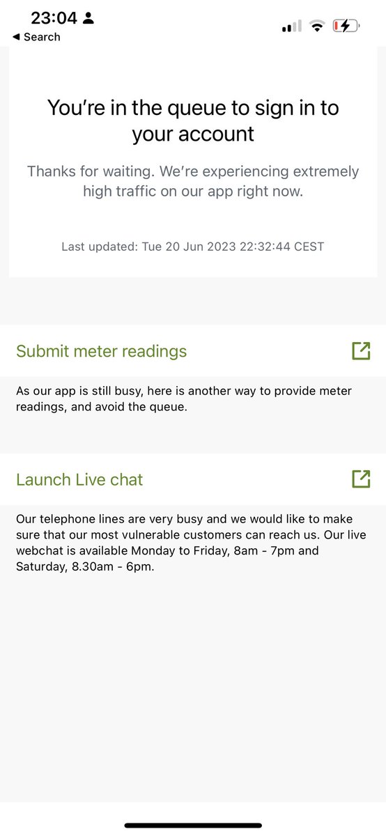 cknock's tweet photo. @ScottishPower @SP_EnergyPeople how can an app be busy… how does WhatsApp cope I wonder?! 🤷‍♀️🙄.. https://t.co/HeYcRtPi8H