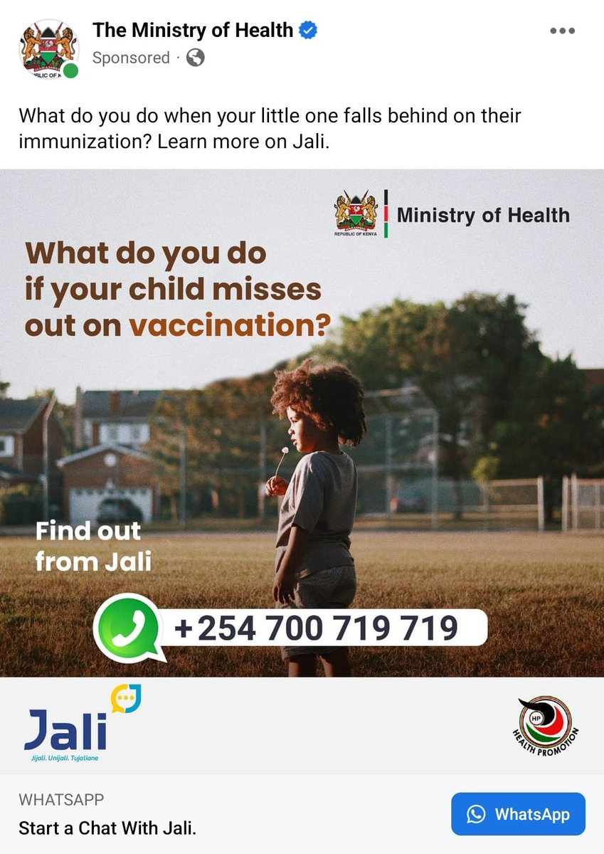 Found this interesting from @MOH_Kenya info. Is key at all levels #immunisation #healthcare #childcare #Vaccine