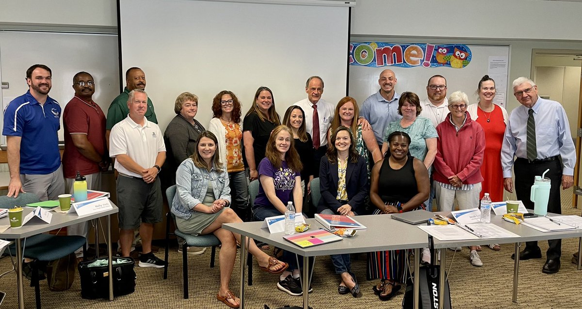 scotteabbott's tweet photo. Civics educators connect with DE Secretary of State Jeffrey Bullock (@DEstatedept) & US Senator Tom Carper (@SenatorCarper) at this morning’s #DemocracyProject summer institute, hearing firsthand insights into government, wisdom gained through many years of public service. https://t.co/XIxj4A37PJ