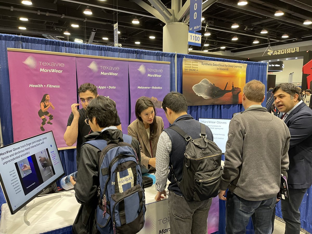 Come and see us at CVPR 2023, Vancouver Convention Centre, booth 1020! Great to showcase #MarsWear apparel, apps and AI, and connect with so many innovators and industry leaders!So much enthusiasm on Day 1! 🙌🚀