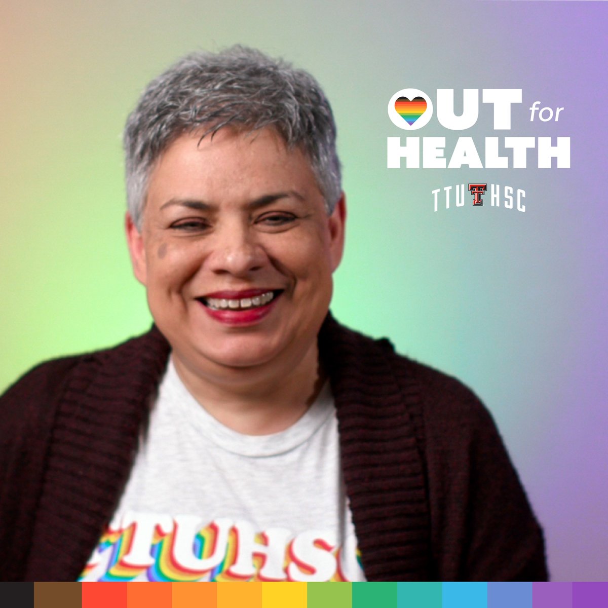 TTUHSC's tweet photo. Terri Wilson, regional director for @TTUHSClibraries in Amarillo, tells us the LGBTQ population is facing a myriad of health care disparities. She says having contact with these patients will make medical students more culturally competent providers. #PrideMonth #OutForHealth https://t.co/KIGgQuQjiq