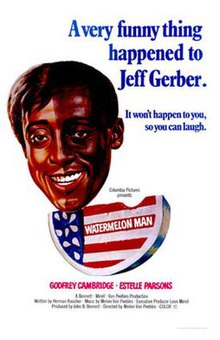 Watermelon Man is a 1970 American comedy film directed by Melvin Van Peebles that starred Godfrey Cambridge.  In 2023. the reverse is happening to @realDonaldTrump because he forgot his place. https://t.co/yC0nsTmJ9v https://t.co/dcIiMEDdMG