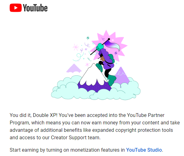 DoubleXPShow's tweet photo. After getting our channel terminated by a bot and then brought back to life...

WE ARE OFFICIALLY YOUTUBE PARTNERS! 🔥🔥🔥 https://t.co/5usHYUYLI1