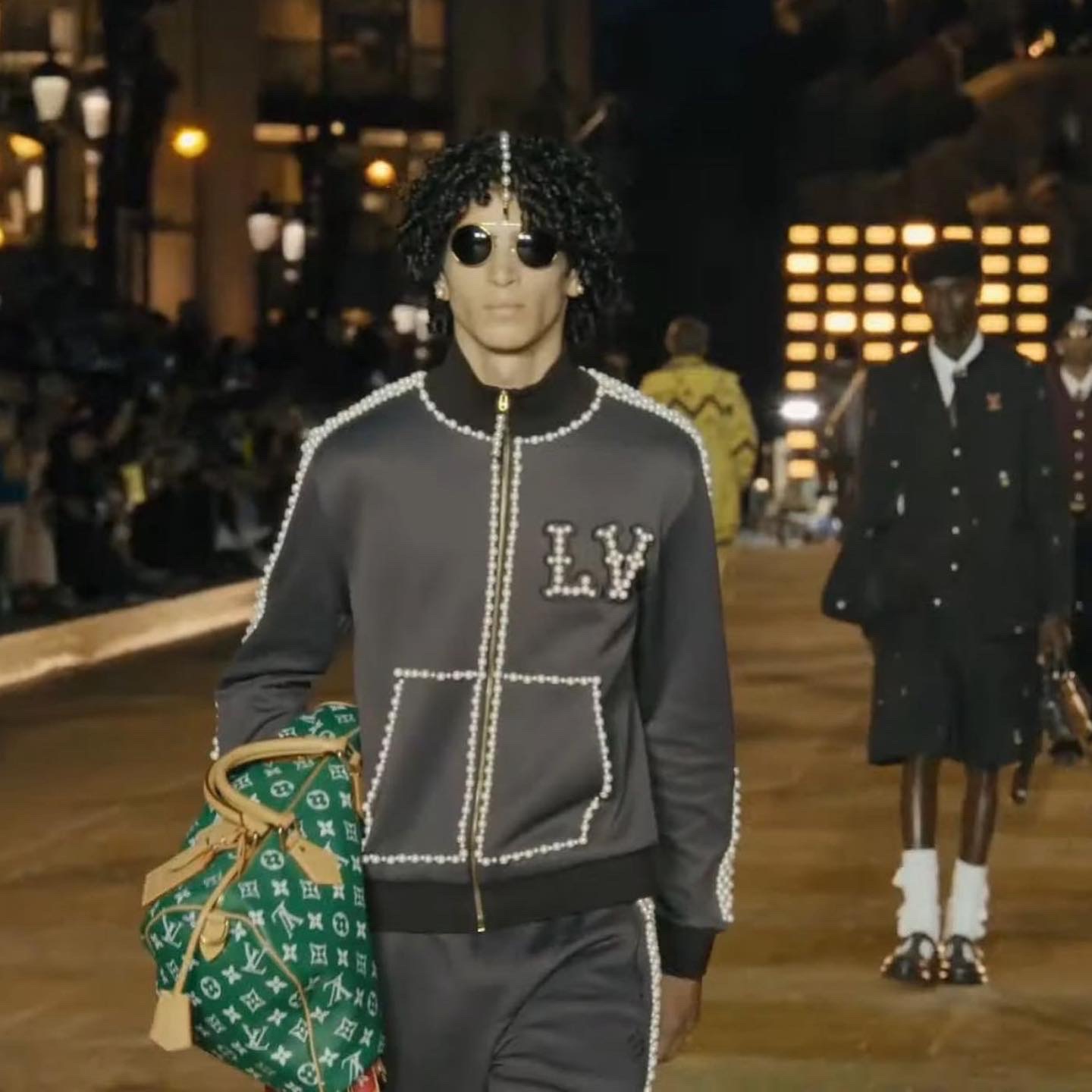 HypeNeverDies on X: LOUIS VUITTON Pixelated Pants And Jacket By PHARRELL  WILLIAMS First Look 👀  / X