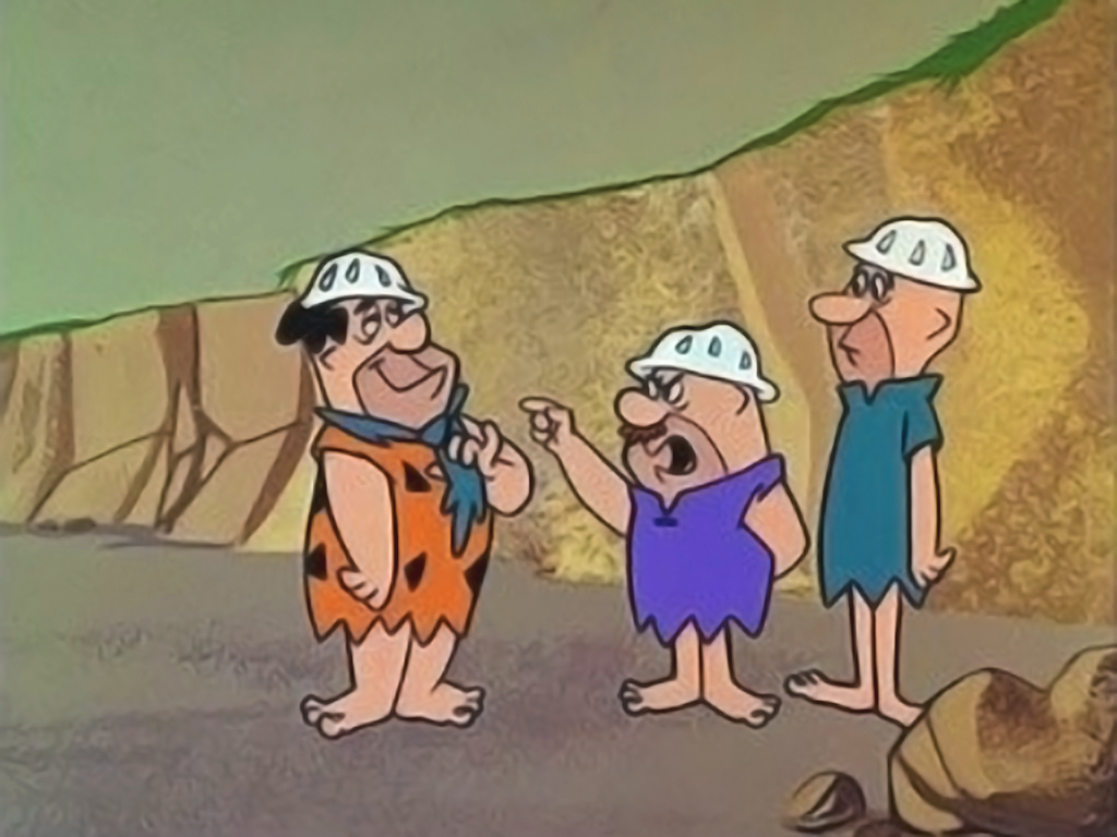 (fred flintstone at work, to the tune of hoobastank's "the reason") 

i'm not a lazy person, 
there's many things i yabba dabba do
