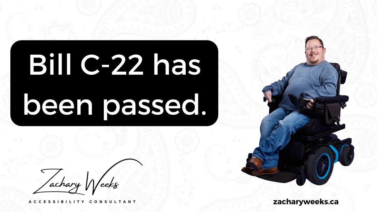 🎉 Exciting news! Bill #C22, the #CanadaDisabilityBenefit, has been passed at Senate! This historic move brings us closer to financial security for persons w/ disabilities (#PWD). Let's celebrate today while continuing the work of developing #C22 regulations. #Canada #Disability