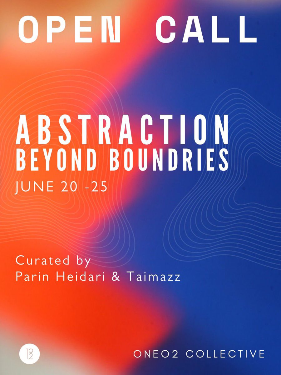 📣OPEN CALL Foundation 🌐📣

Theme: 
Abstraction: Beyond Boundaries

Curated by <a href="/Oneo2studio/">Oneo2 Studio</a>: <a href="/ParinHeidari/">PARIN</a> &amp; <a href="/taiimazz/">taimazz🌸</a> 

📅Deadline: June 25th

➡️Rules: 
Unminted / Unsold Artworks ONLY
Follow <a href="/Oneo2studio/">Oneo2 Studio</a> <a href="/ParinHeidari/">PARIN</a> &amp; <a href="/taiimazz/">taimazz🌸</a> 

🔁RT + Tag 2 friends!