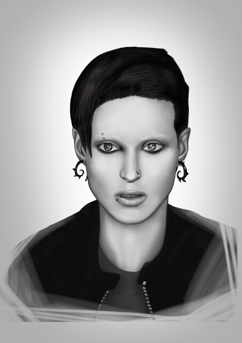 underjjoyed's tweet photo. Lisbeth Salander study 🕸️⛓️
#artistsontwitter 
#thegirlwiththedragontattoo https://t.co/BmZ5piizo5