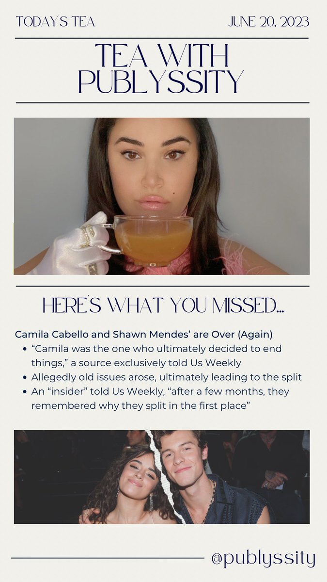 publyssity's tweet image. today’s tea ☕️ #popculture