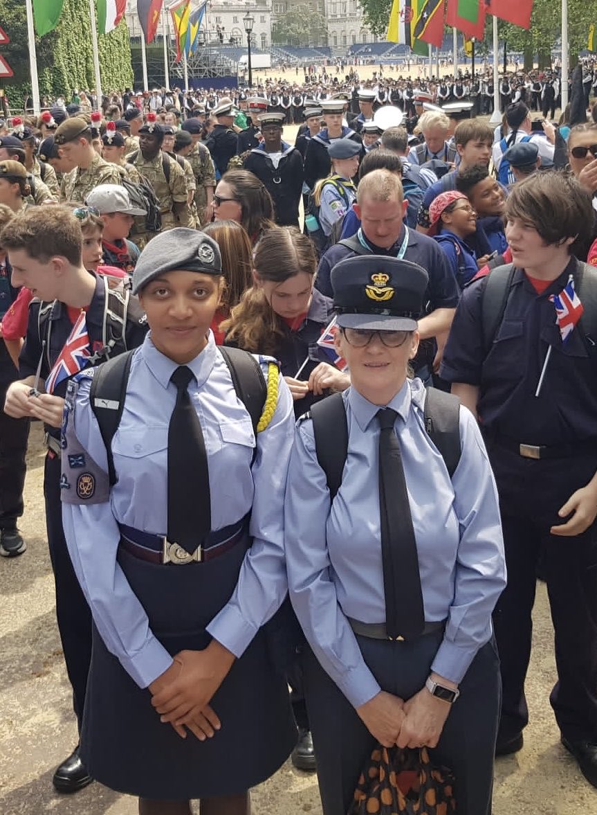 So proud that our Flying Officer was invited by YOUWM to the Trooping of the Colour! We are so proud of her and delighted she had this privilege!  @ComdtAC @RCWalesandWest1 @HeadCCFRAF @aircadets @CCFcadets @WMRFCA ⁦@OCTESTWest1 ⁦@SPGbham⁩