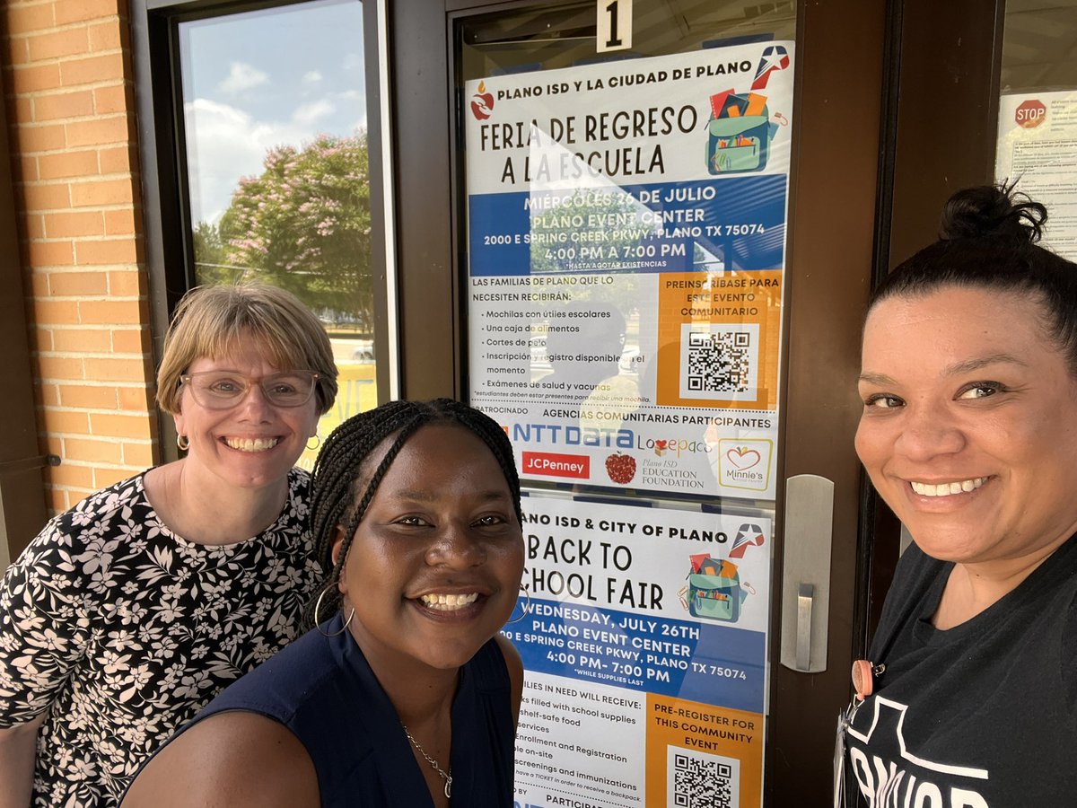 Spreading the word about the <a href="/Plano_Schools/">Plano ISD</a> <a href="/cityofplanotx/">City of Plano</a> 2023 Back to School Fair!