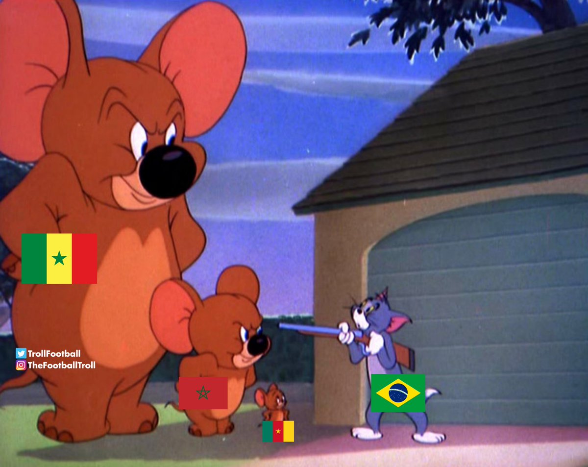 Cameroon 1-0 Brazil
Morocco 2-1 Brazil
Senegal 4-2 Brazil