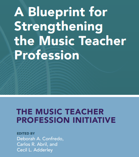 NAfME's tweet photo. JUST RELEASED: “A Blueprint for Strengthening the Music Teacher Profession” report outlining actions to ensure the music teacher profession is diversified, to keep music educators in the profession, &amp; recruit more music educators: https://t.co/L65Q4nuRVn
#MoreTeachersMoreMusic https://t.co/ecTOgITcko