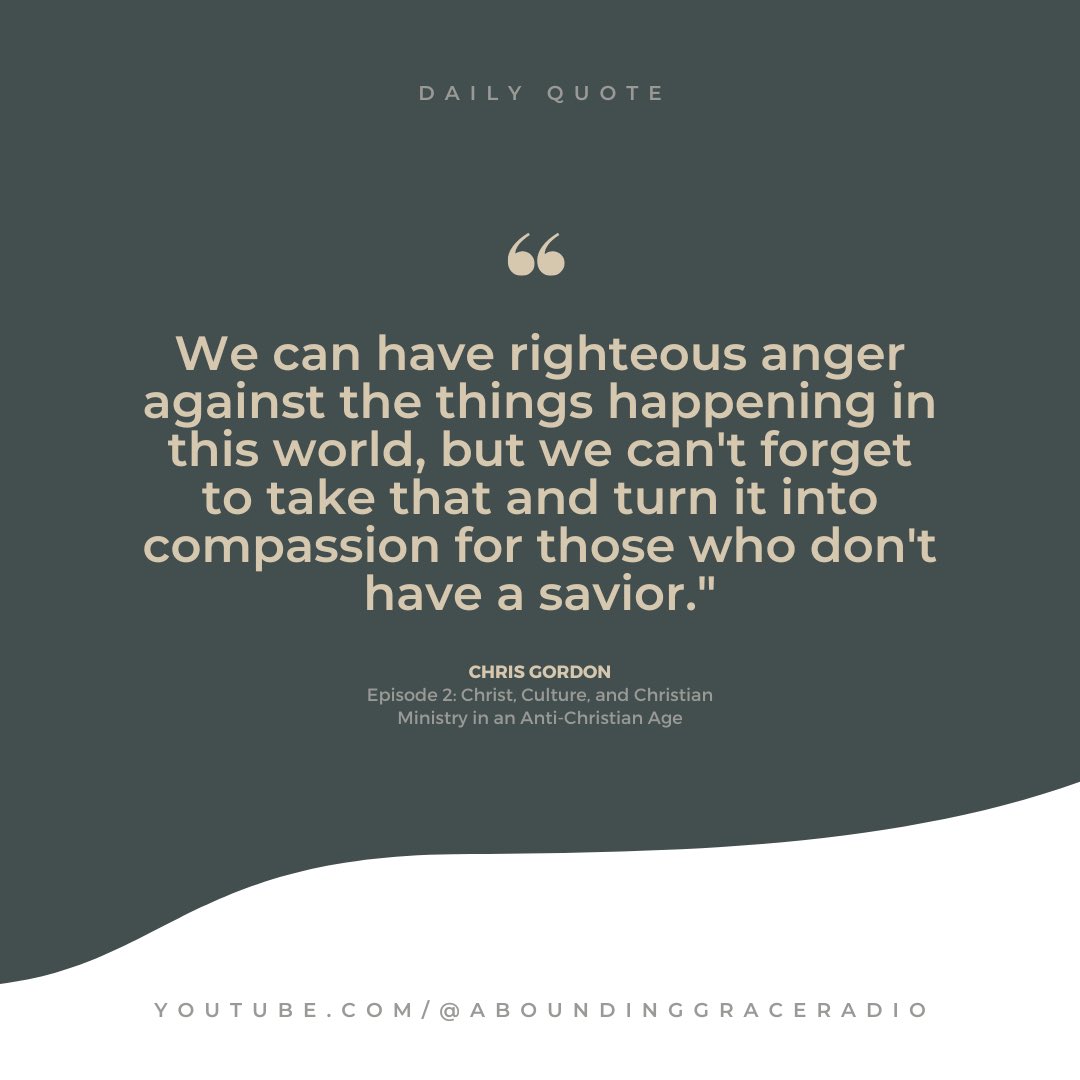 agradio1's tweet image. “We can have righteous anger against the things happening in this world, but we can't forget to take that and turn it into compassion for those who don't have a savior."

- Chris Gordon

#christiannationalism #theonomy