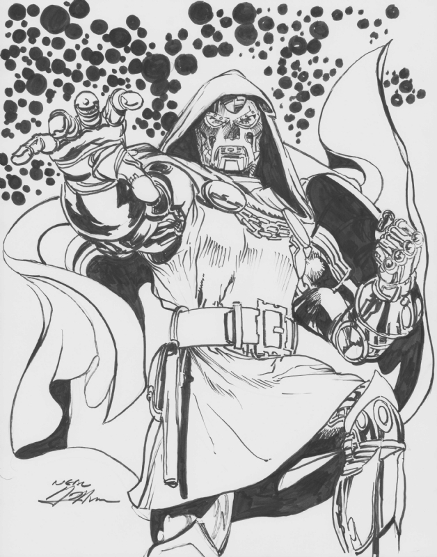 #doctordoom by #nealadams