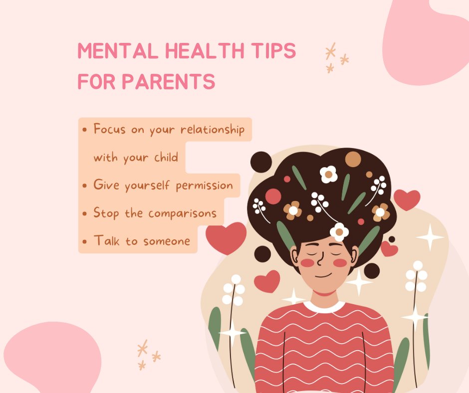 💚Mental health tips for parents✅

▶️Focus on your relationship with your child
➡️Give yourself permission
▶️Stop the comparisons
➡️Talk to someone

#mentalhealthforparents #mindfulparentingtips #betterparenting