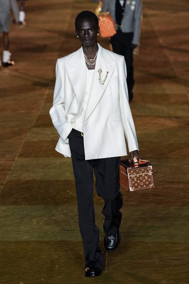 21metgala on X: Tyler The Creator at the Louis Vuitton Menswear  Spring-Summer 2024 fashion show.  / X