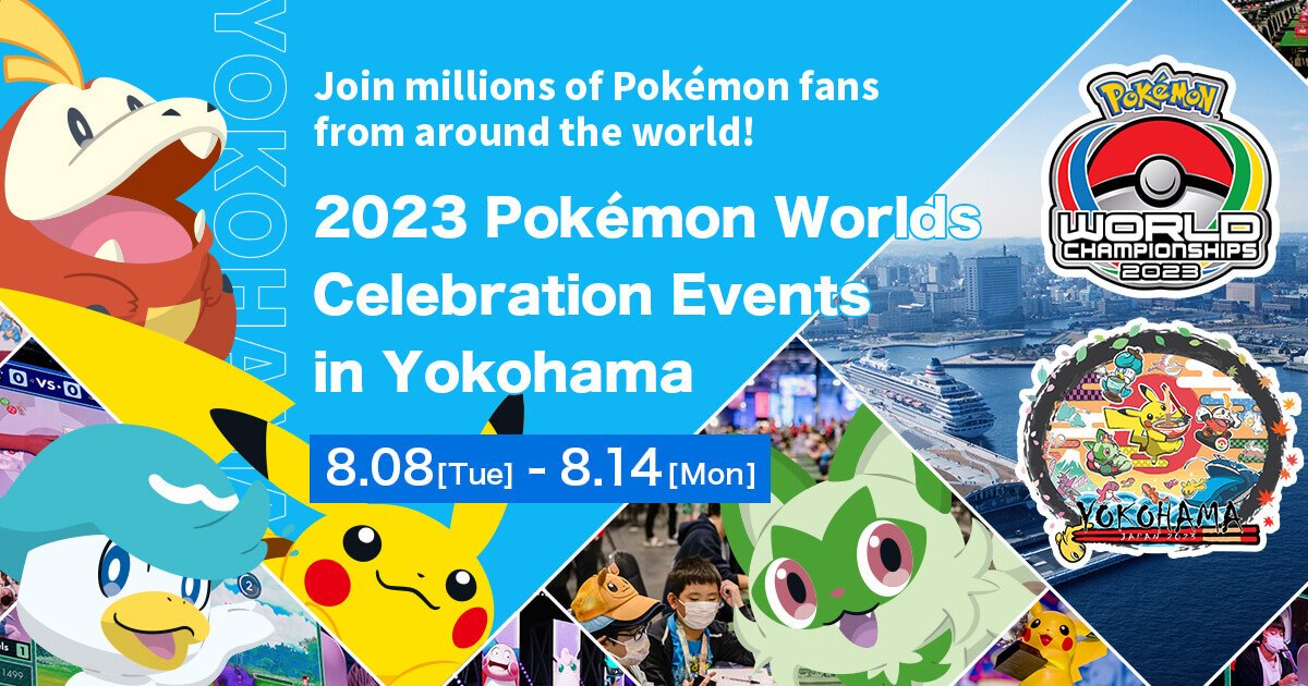 Lottery registration for other events at the 2023 World Championships is now live! 

Whether you're watching the competitive stage, on it yourself, or just a fan of all things Pokémon, there's plenty to do when #PokemonWorlds comes to Yokohama!

🌐pkmn.news/43R3KZk