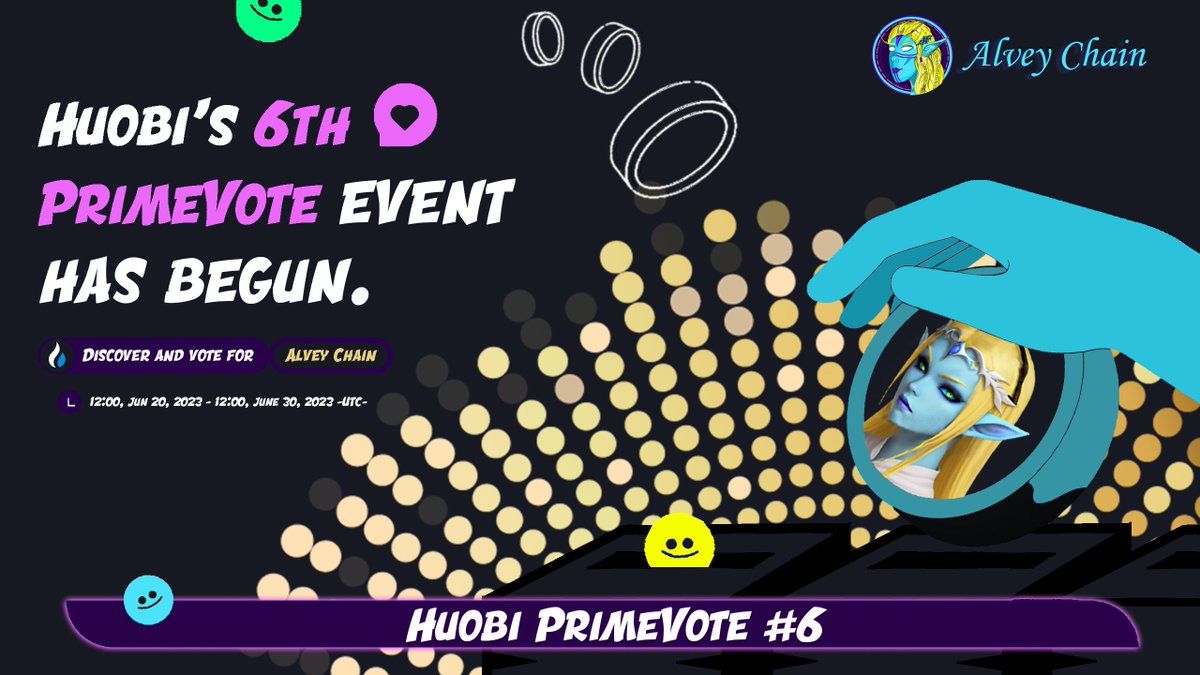 🔥Elves, the time has come! Put on your armor and let's go to battle ⚡️Let's hammer those Alvey Chain votes on @HuobiGlobal 🚀Vote for us: huobi.com/support/en-us/… #PrimeVote #Huobi #alveychain #NFT #DeFi #crypto $alv $walv #elvesarmy #vrexchange #blockchain #Layer2 #vr #ar