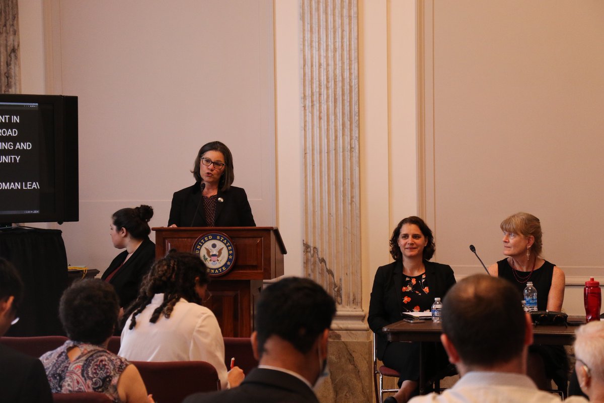 NDRNadvocates's tweet image. “We are here today to make sure that the work we have conducted until now carries on in memory of Lois” - Marlene Sallo #olmstead #HCBS