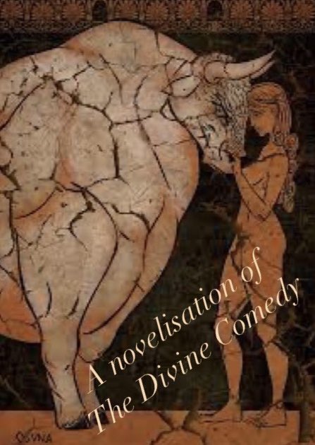 Did you know Pasiphae tricked a handsome bull into mating with her and thus was born the Minotaur?
“It is a bizarre opera, I cannot lie.”
#dante #divinecomedy #minotaur