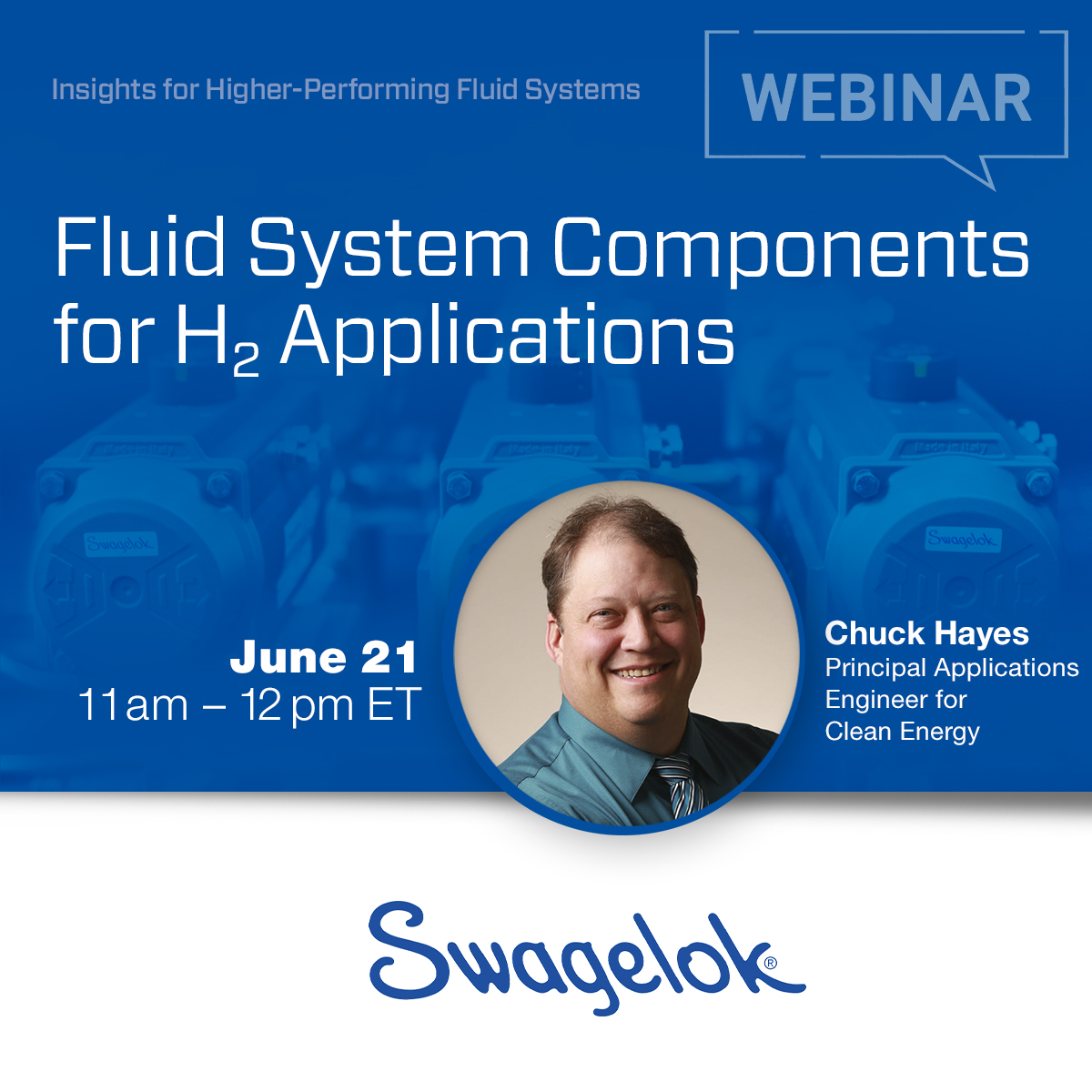 swageloknwus's tweet image. Join Swagelok expert Chuck Hayes tomorrow for a free #webinar where he discusses critical considerations for #fluidsystem components such as tube fittings, valves, regulators, and hoses that are used in hydrogen applications and systems.

- Register: bit.ly/3NCg4XS