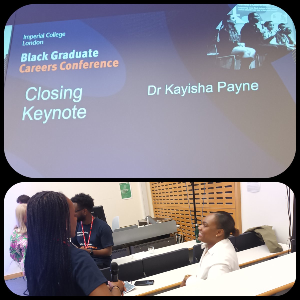 imperialasone's tweet photo. Closing #Keynote from #MultipleAwardWinner @Kayishas_Words, #Scientist and #Founder @BB_STEM
#BlackGraduatesCareersConference https://t.co/nVBtU8vQ66